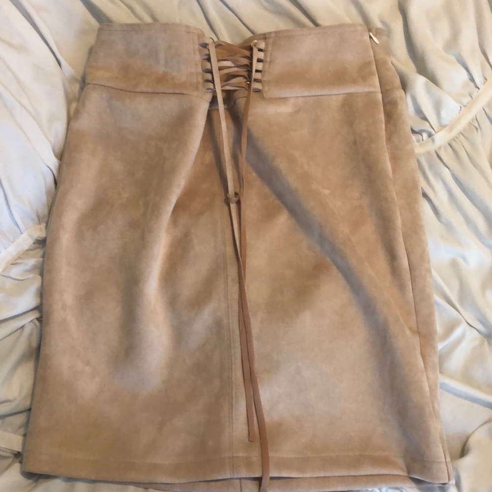 Above knee length skirt
